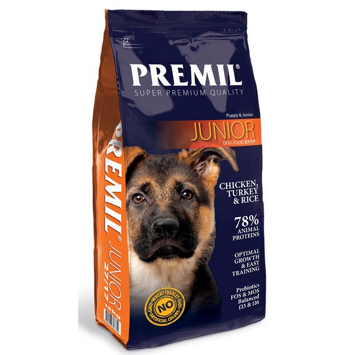 PREMIL XIRA TROFI SKuLOu JUNIOR CHICKEN TURKEY & RICE 15KG